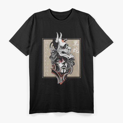 Japanese Tattoo Demon - Oni Devil Hannya Mask Aesthetic Art T-Shirt