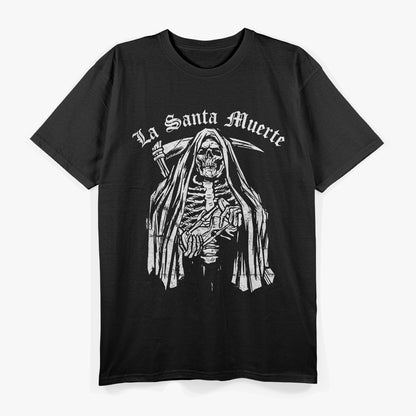 La Santa Muerte Skeleton Grim Reaper of Holy Death T-Shirt