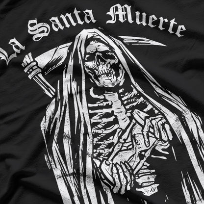 La Santa Muerte Skeleton Grim Reaper of Holy Death T-Shirt