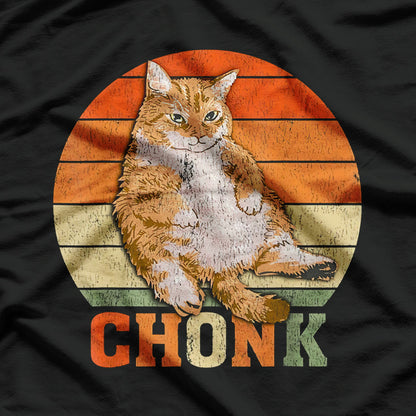 CHONK FAT CAT RETRO T-Shirt