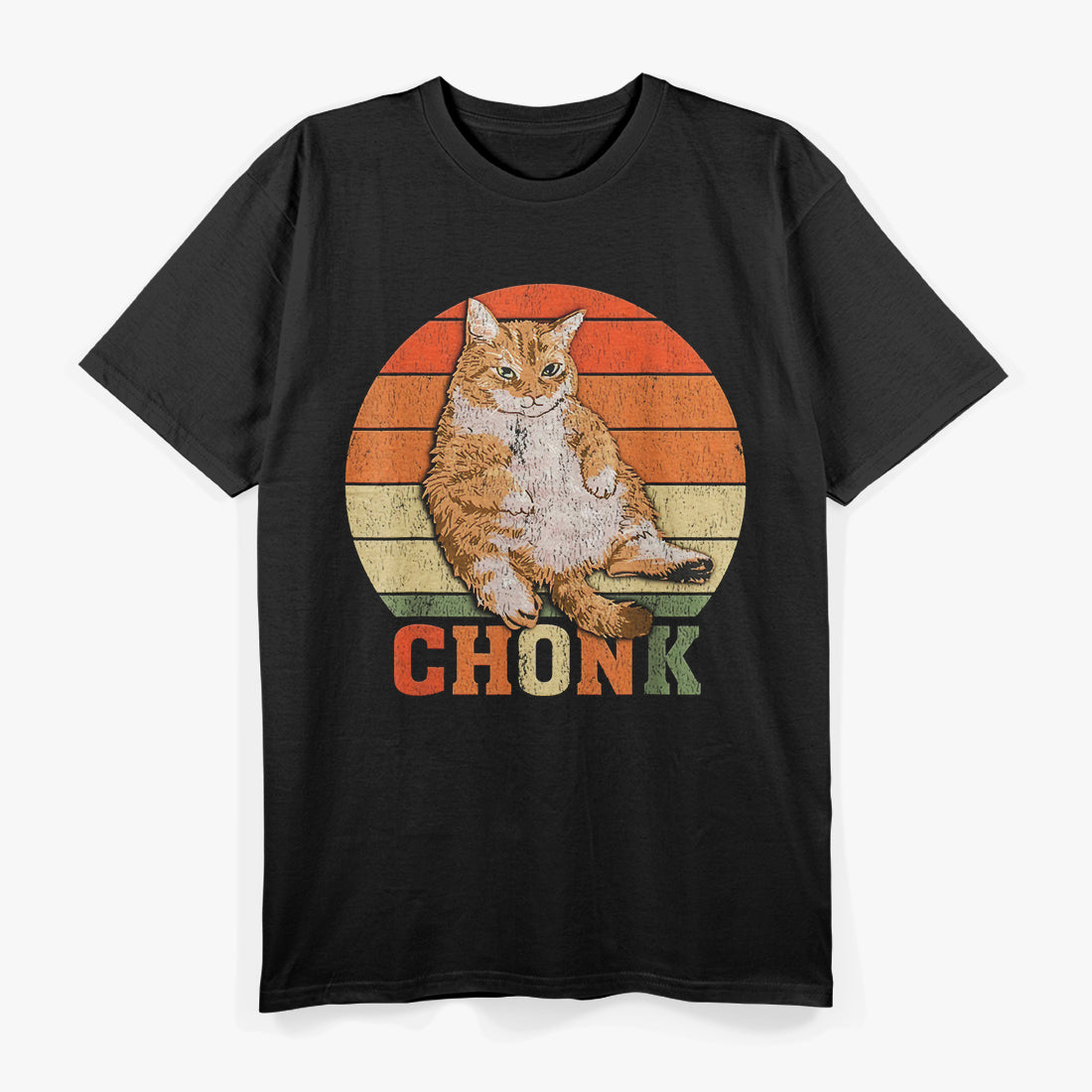 CHONK FAT CAT RETRO T-Shirt