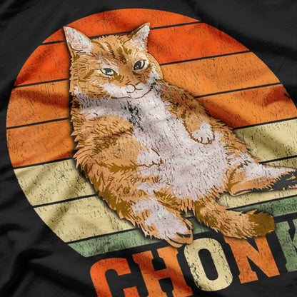 CHONK FAT CAT RETRO T-Shirt