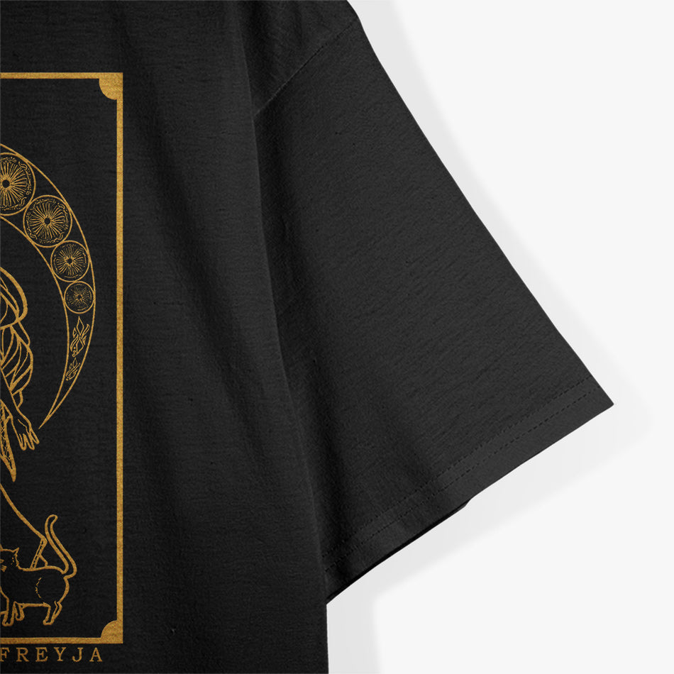 Norse Goddess Freyja A Mystical Tarot Card T-Shirt
