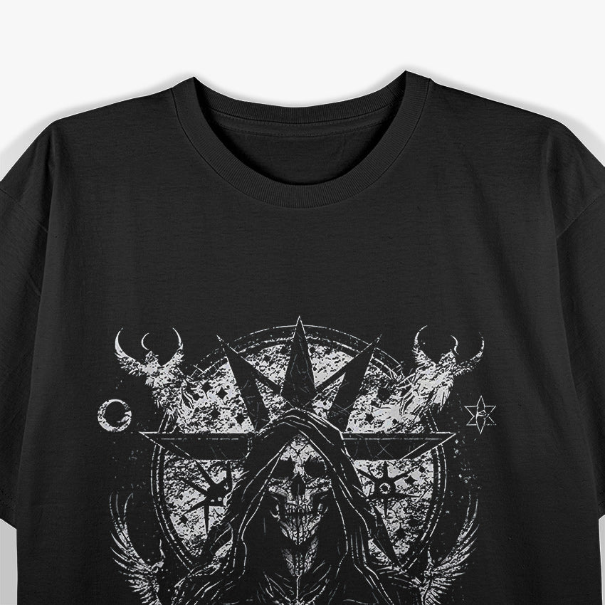 Occult Unholy Grunge Emo Skull Design for Dark Souls T-Shirt