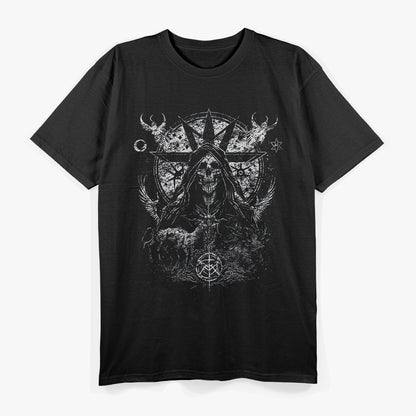 Occult Unholy Grunge Emo Skull Design for Dark Souls T-Shirt