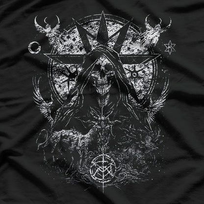 Occult Unholy Grunge Emo Skull Design for Dark Souls T-Shirt