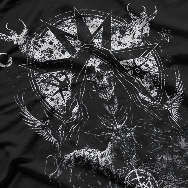 Occult Unholy Grunge Emo Skull Design for Dark Souls T-Shirt