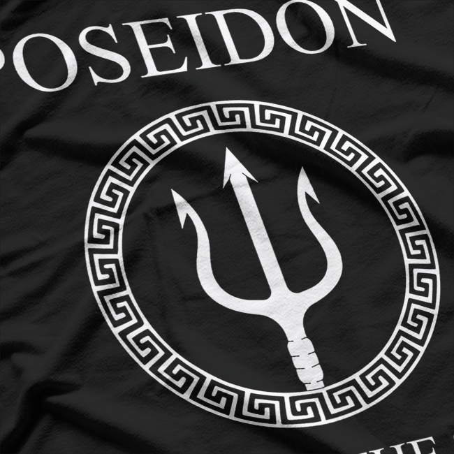 Poseidon God Of The Sea Greek God Trident T-Shirt