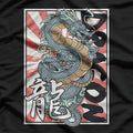 Japanese Dragon Retro Vintage Style T-Shirt
