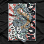 Japanese Dragon Retro Vintage Style T-Shirt