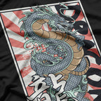 Japanese Dragon Retro Vintage Style T-Shirt
