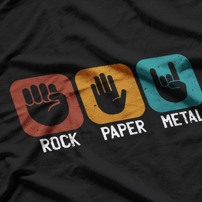 Rock Paper Metal – The Ultimate Heavy Metal Music T-Shirt