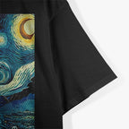 Starry Night Cat Van Gogh Painting T-Shirt