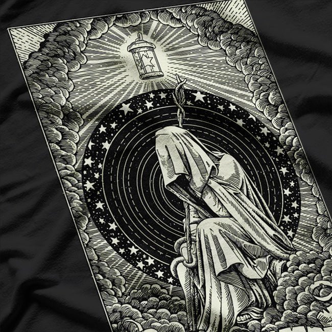 The Hermit Traditional Tarot Card T-Shirt