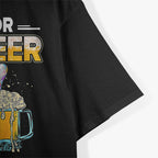 Funny Bowling Hobby Here For The Beer Drinking T-Shirt