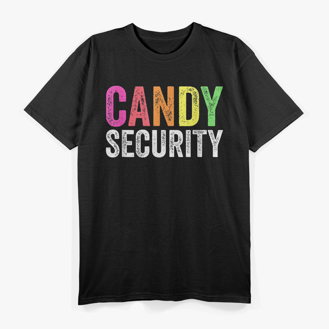 Colorful Halloween Candy Security T-Shirt