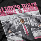 Trump 2024 Pink Daddys Home Men's T-Shirt