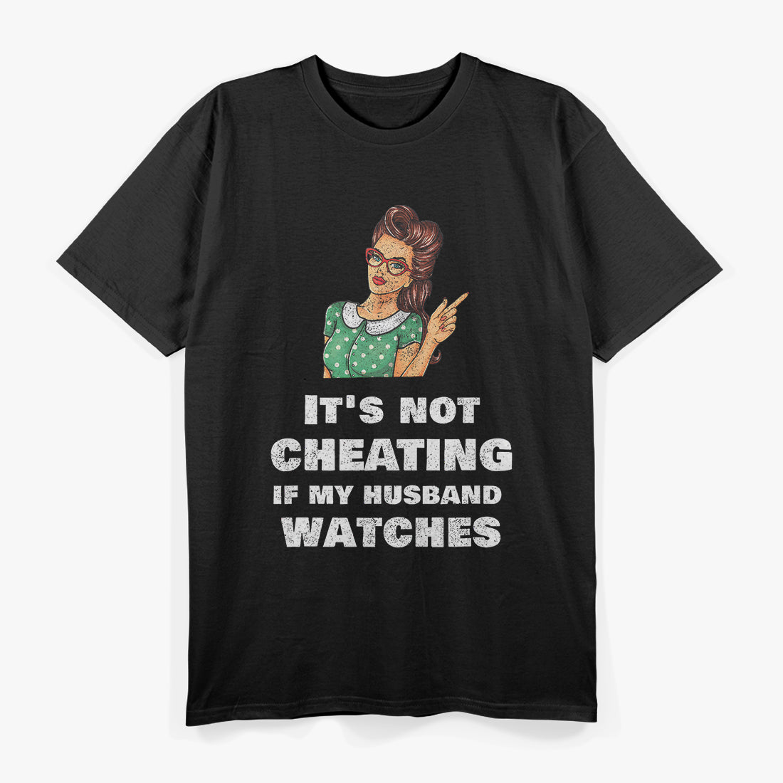 Funny Hotwife Swinger, Its Not Cheating T-Shirt