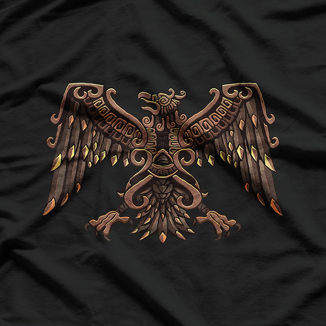 Aztec Eagle Symbol of Strength and Mexican Pride T-Shirt