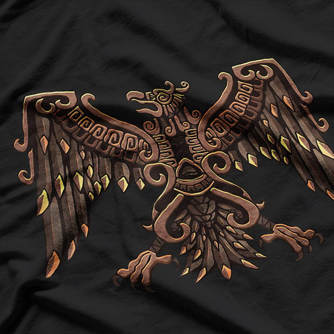 Aztec Eagle Symbol of Strength and Mexican Pride T-Shirt