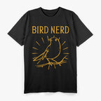 Bird Nerd Bird Watching Watcher Orange T-Shirt