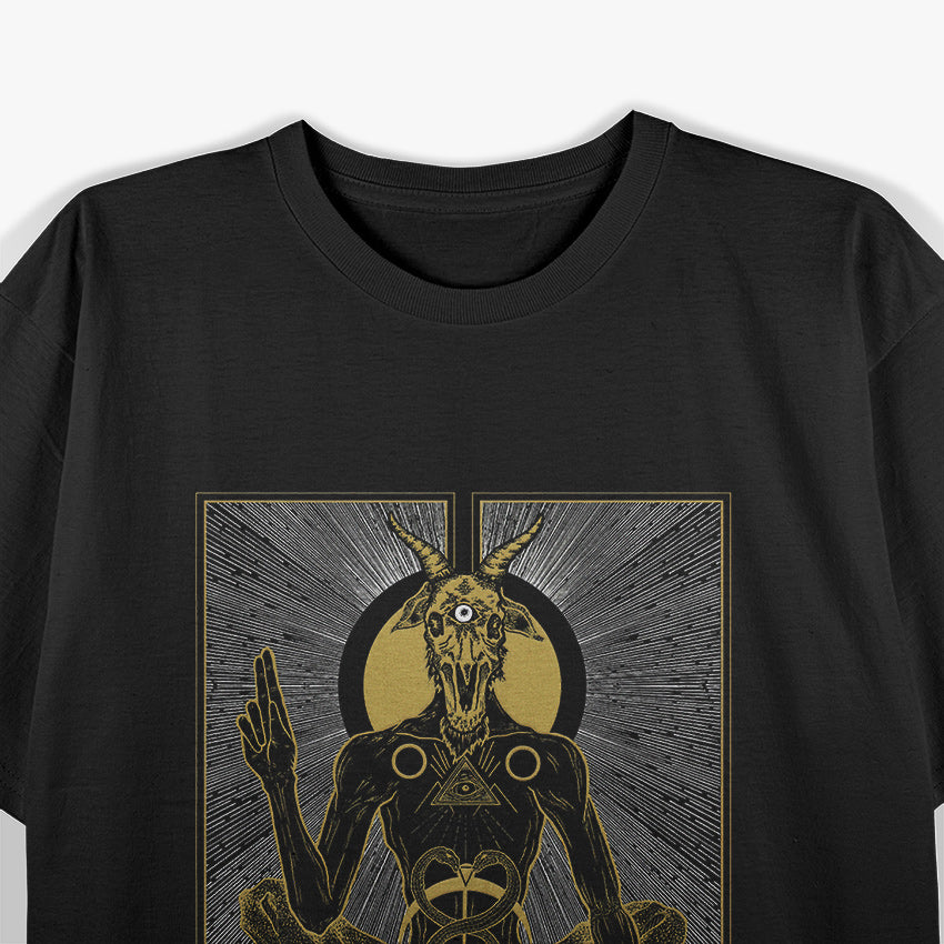 Dark Lucifer Embodiment of Mystery and Power T-Shirt