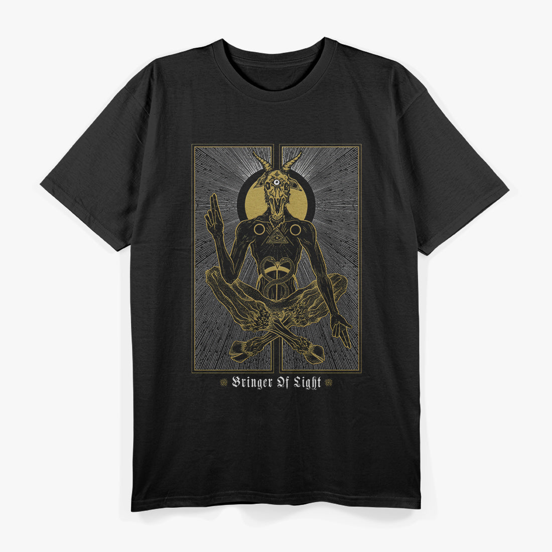 Dark Lucifer Embodiment of Mystery and Power T-Shirt