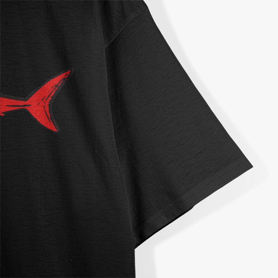 DIVE Shark Diver Down Flag Scuba Diving Graphic T-Shirt