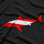 DIVE Shark Diver Down Flag Scuba Diving Graphic T-Shirt