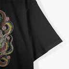 Japanese Demon Face Mask Harajuku Style Ronin Otaku Oni Yōkai T-Shirt