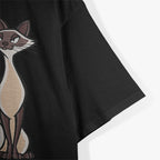 Love Siamese Cat Heart Kitten Cat T-Shirt