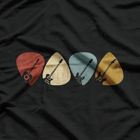 Guitar Selection Gift for Guitarists Retro Vintage T-Shirt