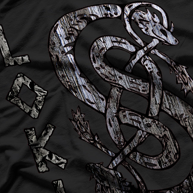 Loki's Symbol The Serpent of Mischief and Chaos T-Shirt