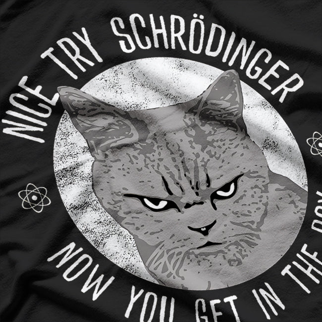 Schrodingers Funny Quantum Physics Science T-Shirt