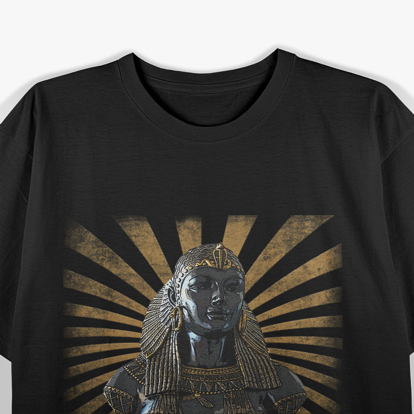 Queen Cleopatra Ancient Egyptian Icon of Power and Grace T-Shirt