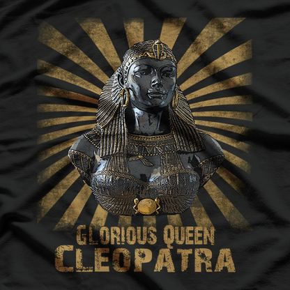 Queen Cleopatra Ancient Egyptian Icon of Power and Grace T-Shirt