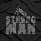STRONGMAN Powerlifting Gym Strength Training T-Shirt