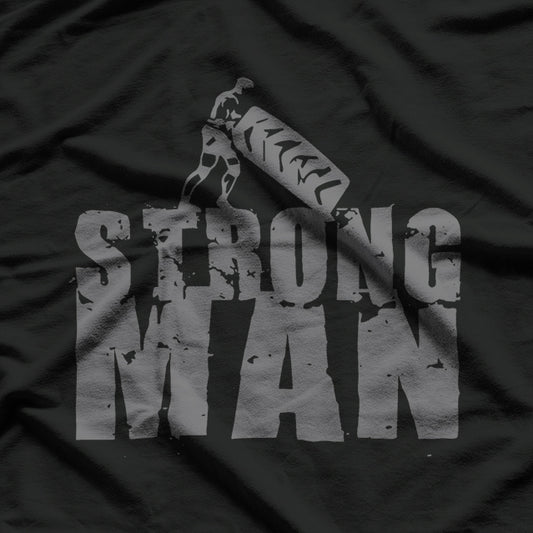 STRONGMAN Powerlifting Gym Strength Training T-Shirt