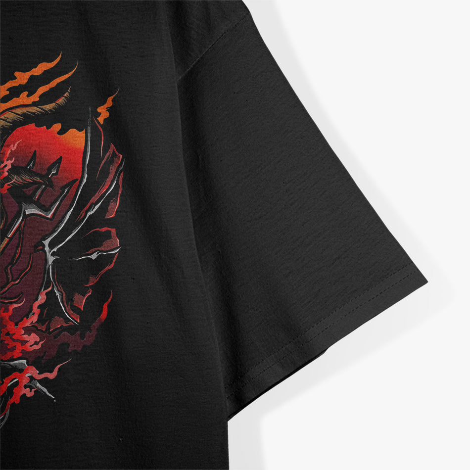 Satanic Baphomet Skeleton Skull Devil for Gothic Occult Lovers T-Shirt