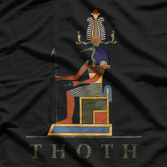 Thoth: Egyptian God of Wisdom - Scribe of the Ancient World T-Shirt