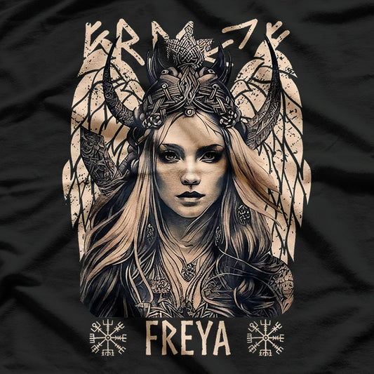 Viking Goddess: Mystical Power and Grace of Norse Mythology T-Shirt