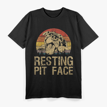 Resting Pit Face Pitbull T-Shirt