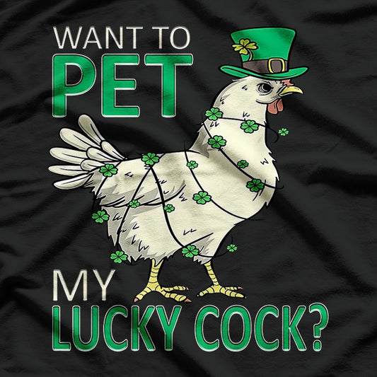 St Patricks Day Lucky Chicken Lover T-Shirt