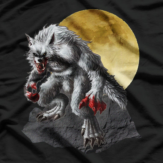 Werewolf Howling Under the Full Moon T-Shirt