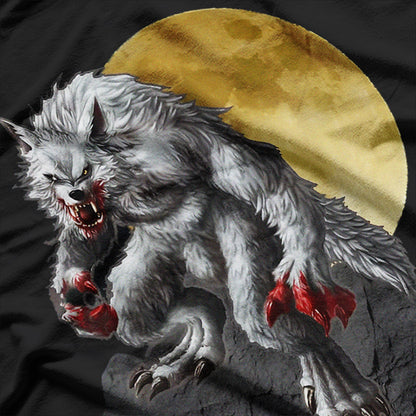 Werewolf Howling Under the Full Moon T-Shirt