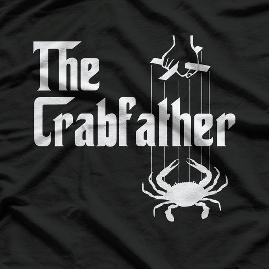 The Crabfather Crab Fishing Dad T-Shirt