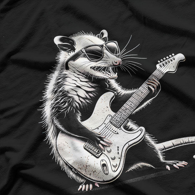 Punk Rock Possum Guitarist T-Shirt