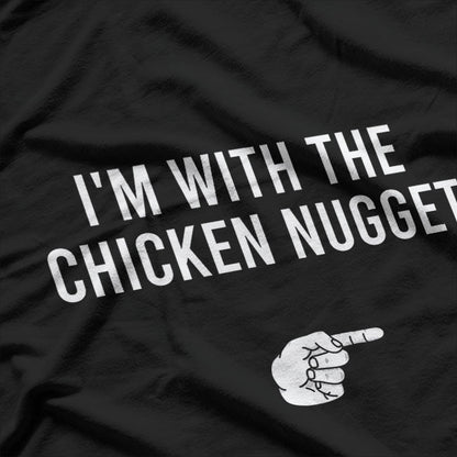 I'm With The Chicken Nugget Halloween Costume Funny Matching T-Shirt