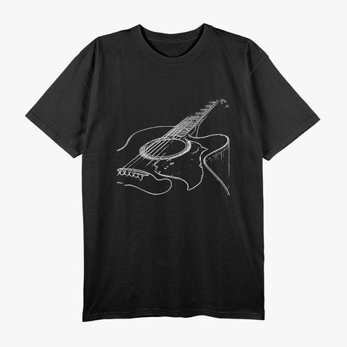 Acoustic Guitar Musician For the Passionate Guitar Player and Music Enthusiast T-Shirt
