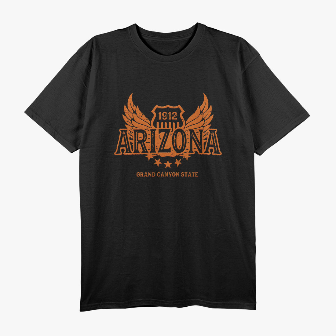Arizona AZ Vintage Motorcycle Winged Biker T-Shirt
